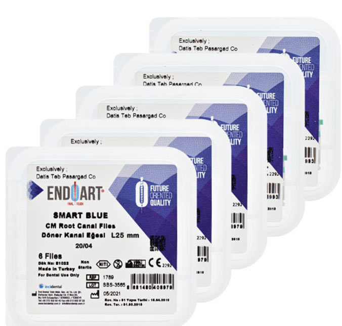 فایل روتاری اندوآرت بلو اسمارت EndoArt Smart 4% فایل روتاری اندوآرت بلو اسمارت EndoArt Smart 4%