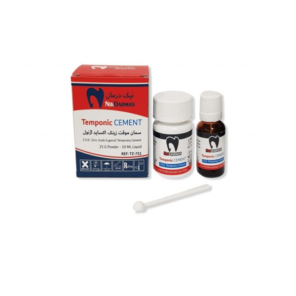 سمان موقت زينک اکسايد اژنول تقويت شده MasterDent سمان موقت زينک اکسايد اژنول تقويت شده MasterDent