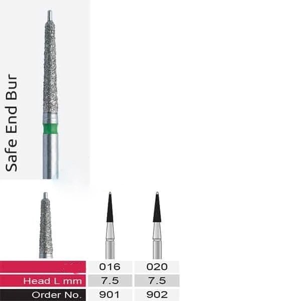 فرز الماسی دسته نقره ای 388-Safe END (جهت استفاده توربین) BTM