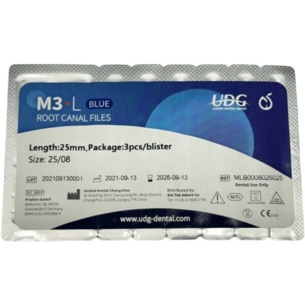 فایل روتاری M3-L Blue 25*8