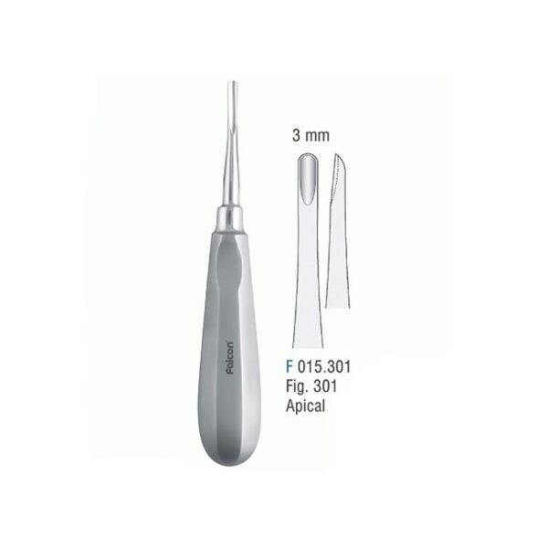 الواتور اپیکال مستقیم 3mm fig:301