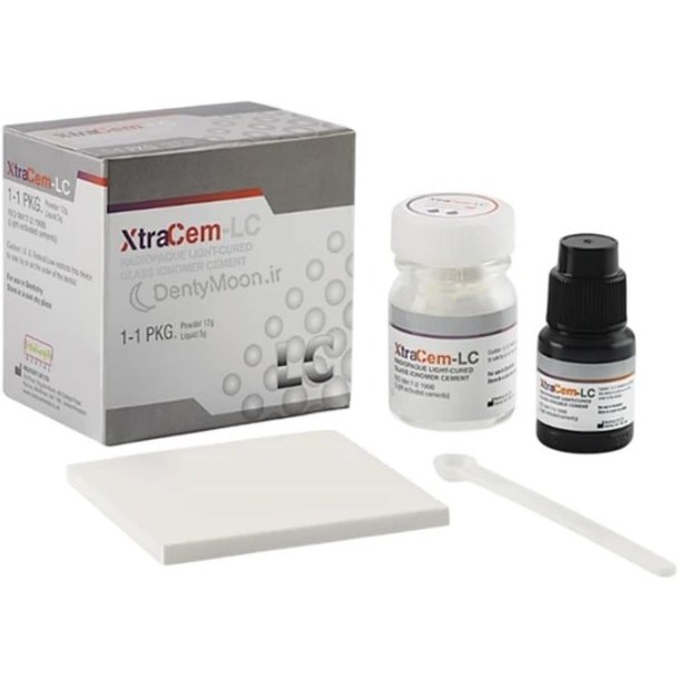 سمان گلاس آینومر لایت کیور شونده Medicept - XtraCem-LC سمان گلاس آینومر لایت کیور شونده Medicept - XtraCem-LC