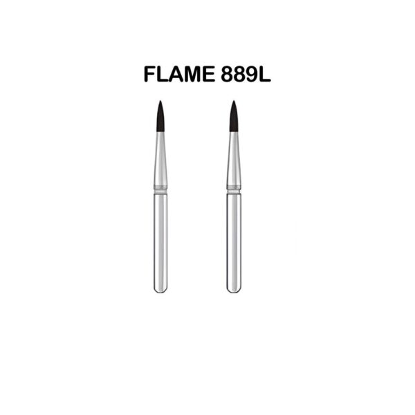 فرز توربین الماسی دسته نقره ای (پالیش کامپوزیت) Flame – 889L BTM