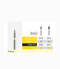 فرز توربین الماسی دسته نقره ای (پالیش کامپوزیت) Flame – 860 BTM