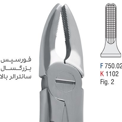 فورسپس سانترال بالا fig:2