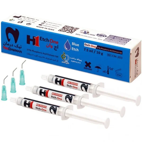 اسید اچ سه سرنگ نیک درمان Etch One Eco Nik Darman