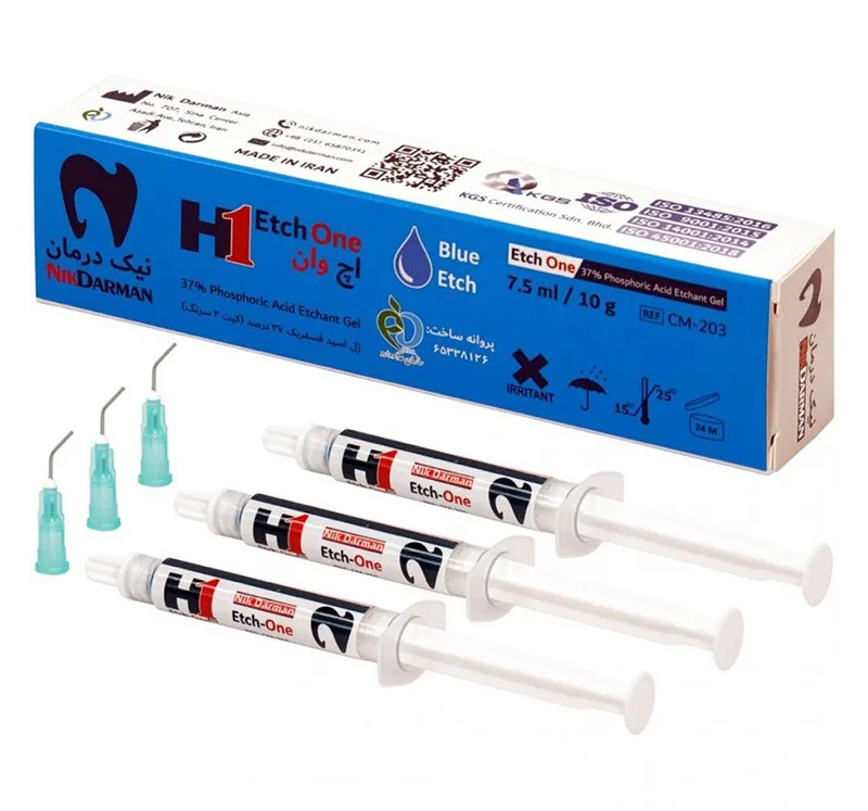 اسید اچ سه سرنگ نیک درمان Etch One Eco Nik Darman