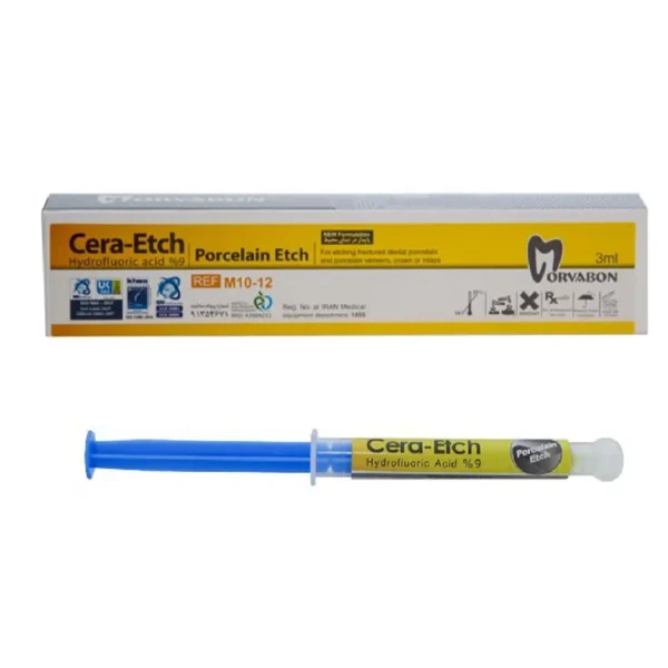 اسید اچ پرسلن مروابن Cera Etch Porcelain HF 9%