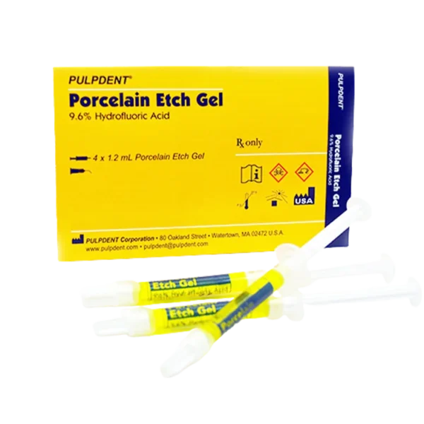 اسید اچ پرسلن پالپ دنت Porcelain Etch Gel Pulpdent