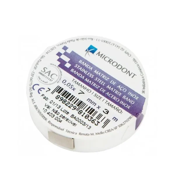 نوار ماتریکس فلزی رولی میکرودنت Microdont