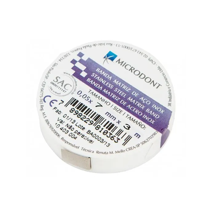 نوار ماتریکس فلزی رولی میکرودنت Microdont