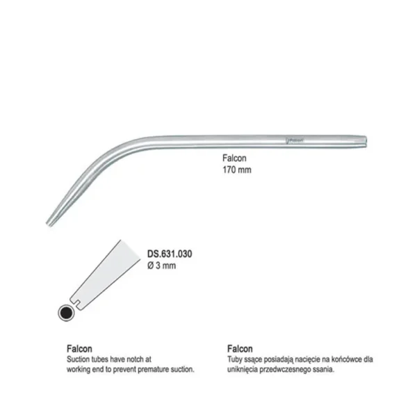 سرساکشن جراحی FALCON Ø3.0mm 9FG فالکن