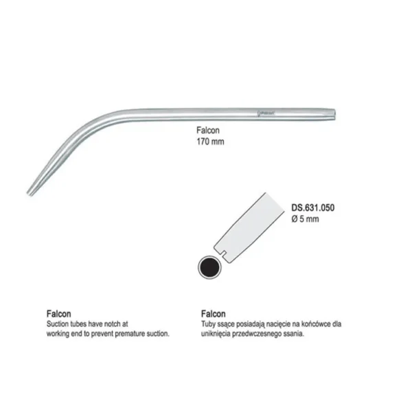 سرساکشن جراحی فالکن Ø5.0mm 15FG FALCON