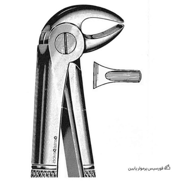 فورسپس آناتومیک پرمولر پایین fig:13