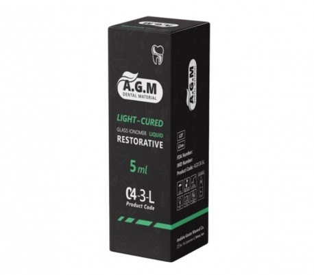 مایع گلاس آینومر ترمیمی لایت کیور AGM