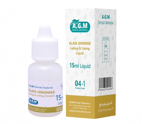 مایع لوتینگ ای جی ام Glass Ionomer Luting liquid AGM