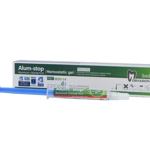 ژل هموستات انعقاد خون آلوم استاپ مروابن شفاف Alumstop