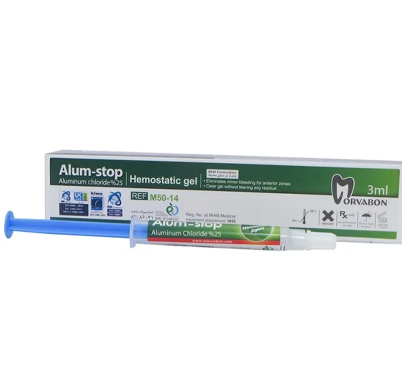 ژل هموستات انعقاد خون آلوم استاپ مروابن شفاف Alumstop