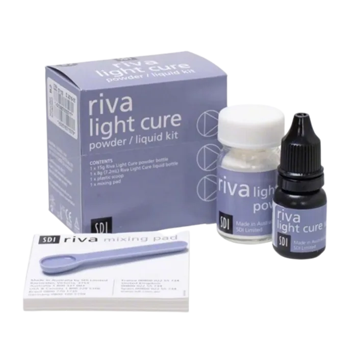 گلاس آینومر پودر و مایع ریوا لایت کیور SDI